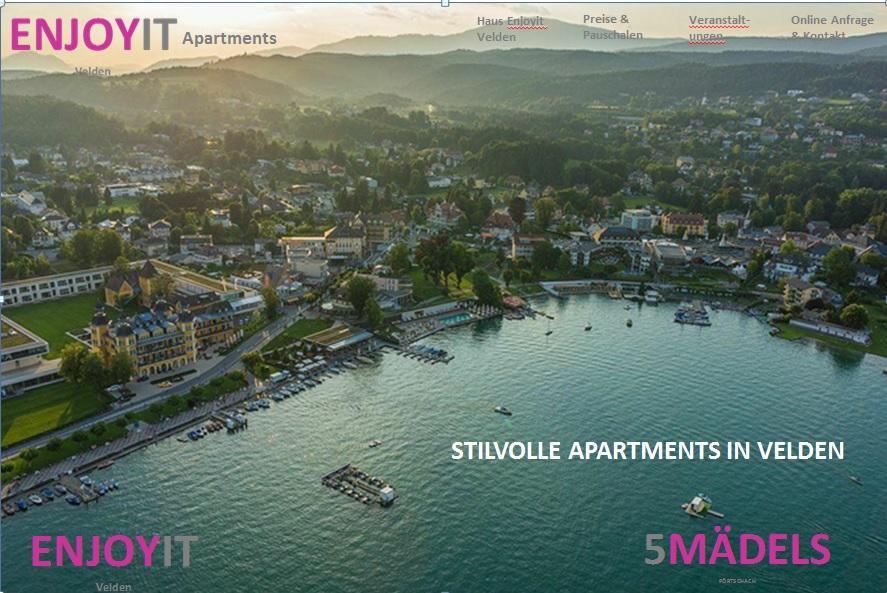 Enjoyit-Ws Daire Velden am Wörthersee Dış mekan fotoğraf